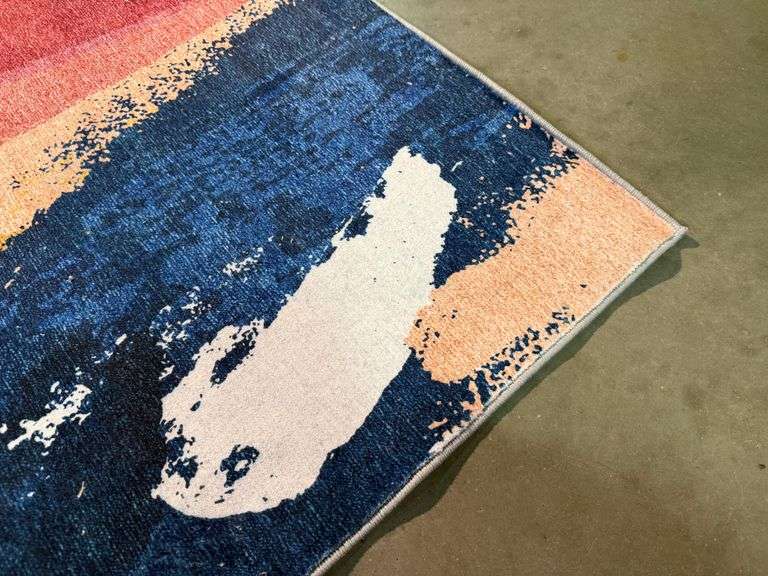 Artistic Colorful Modern Design Area Rug 6x8