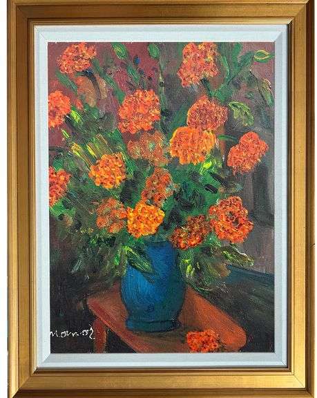 Exquisite Original Art By Manor Shadia- Manor Shadian Golden Autumn