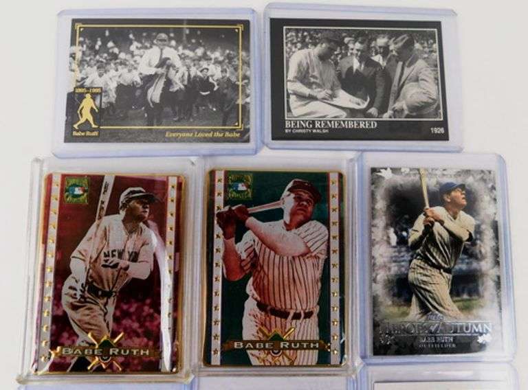 8 Babe Ruth Baseball Cards