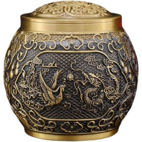Feng Shui Brass Wealth Jar
