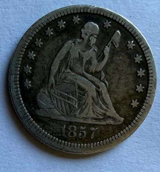 1857 Seated Quarter