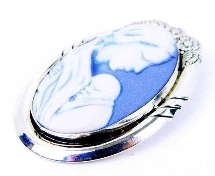 Carolyn Pollack Sterling Cameo Pin/Pendant