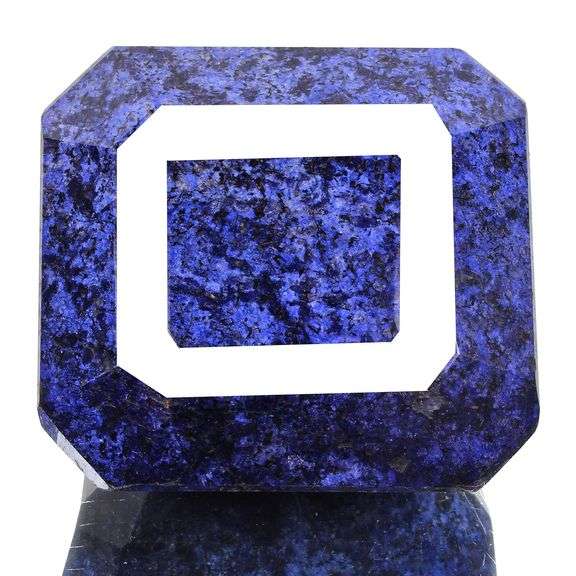 Magnificent Huge 1800 Ct Certified Midnight Blue Sapphire Solitaire