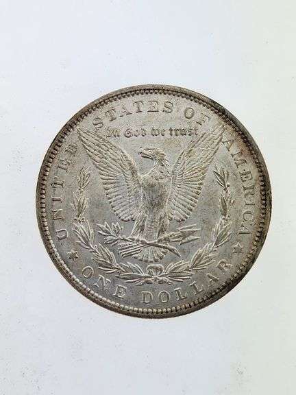 1890 Morgan Silver Dollar, Toned
