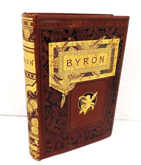 19th C. Poetical Works of Lord Byron Antique Book