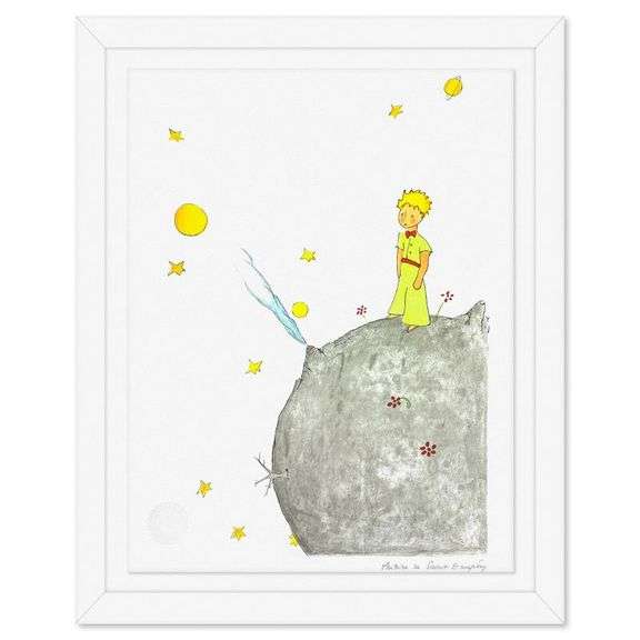 "The Little Prince On Asteroid B-612" by Antoine de Saint-Exupery