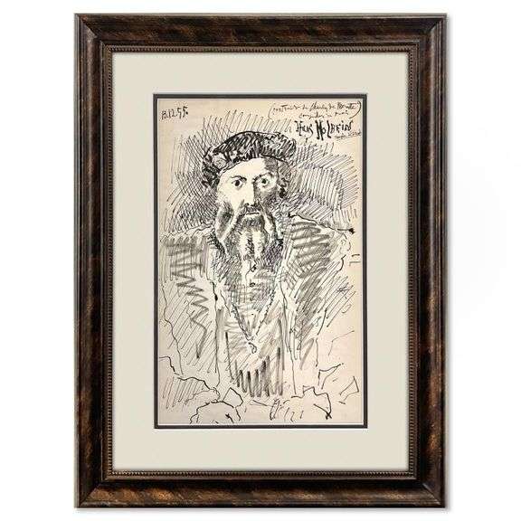 "Carnet de Californie 13.12.55" by Pablo Picasso (1881-1973)