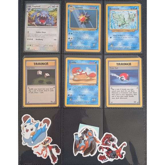 Vintage Pokémon Card Lot Binder WOTC Era + Modern Mix
