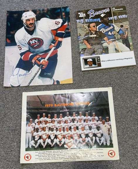 Collection of 3 memorabilias, Magazin, Signed Photo, and vintage picture
