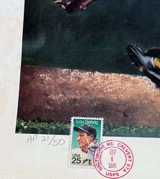 Cal Ripken Jr. Litho Print Signed / Numbered By Artist Angelo Marino