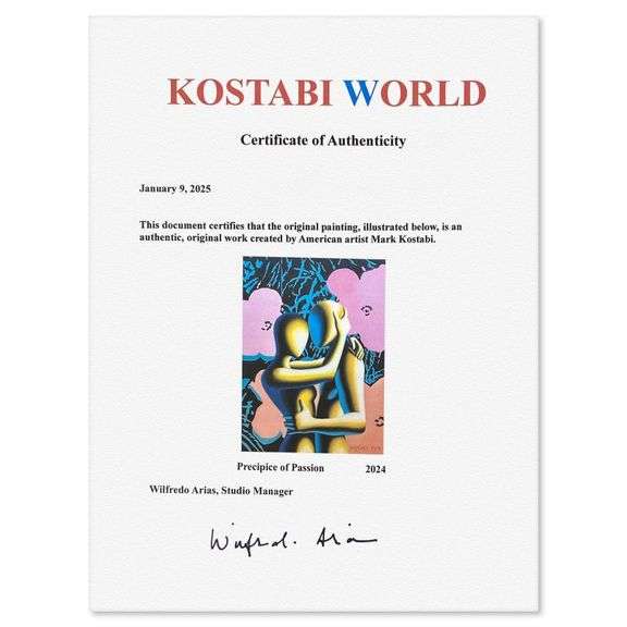"Precippise of Passion" by Mark Kostabi