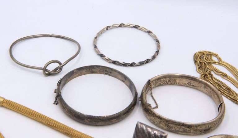 Group Lot of Silver and Custom Jewelry