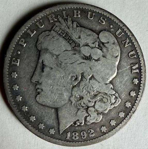 Popular Date 1892 S Morgan Dollar