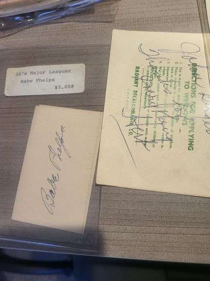 Very rare collection of 7 Memorabilias