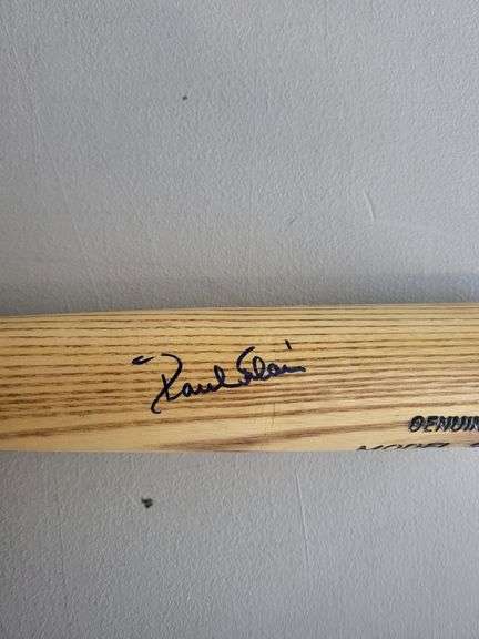 Paul Blair signed game used Bat,1970