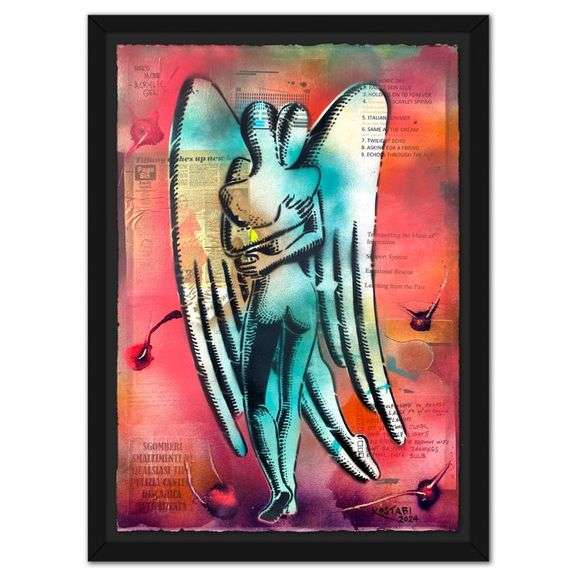"Embracing Eternity" by Mark Kostabi