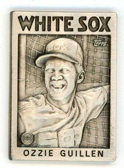 Amazing Topps Gallery of Champions 1986 Collection in solid Sterling Silver (12.46 ASW)