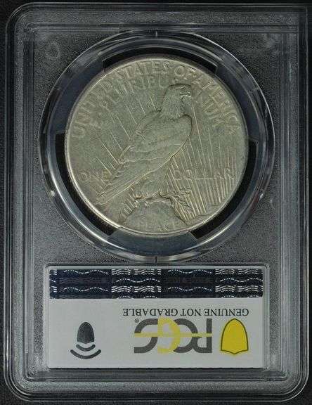 1927 Peace Silver Dollar PCGS Genuine Cleaned XF Detail