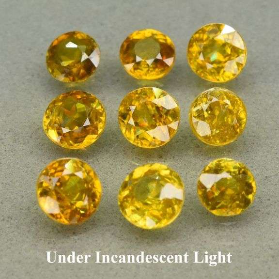 Collectors 3.44ct rich burnished gold Sphene set