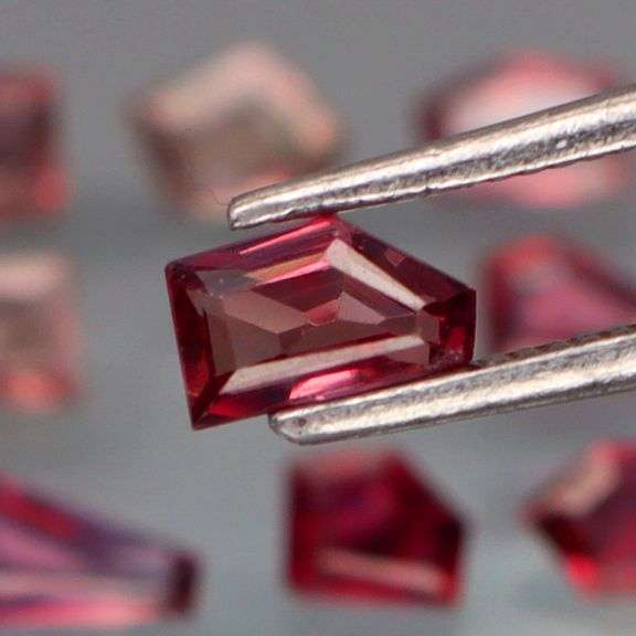 They're fancy cut and untreated! 2.22 carats of pure Sapphire!