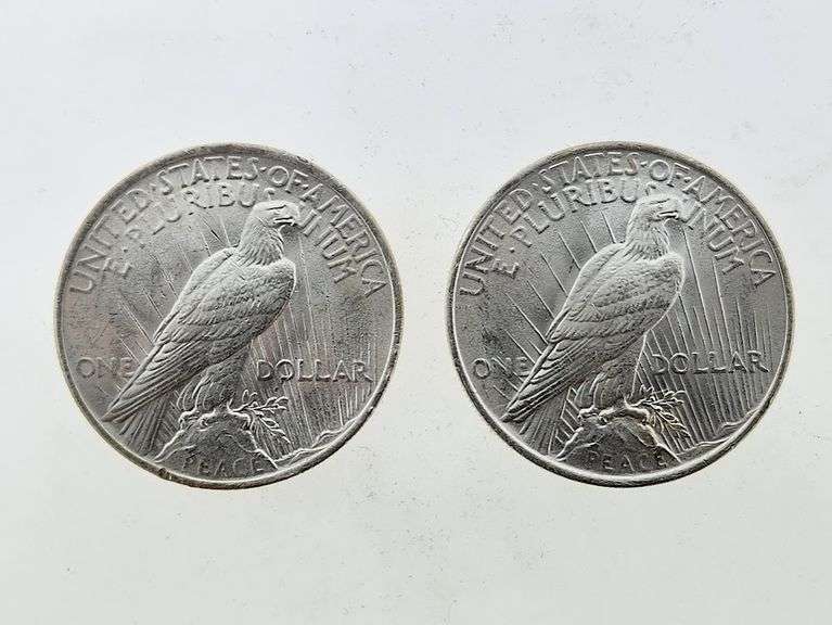 1922 & 1923 Silver Peace Dollars