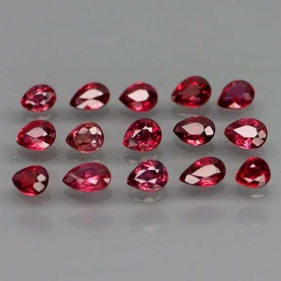 Glittering VS grade 1.45ct fiery red Ruby set -UNTREATED!!!