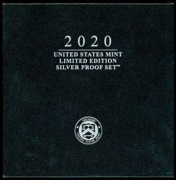 2020-S Silver Limited Edition 8-Piece Proof Set in Original Packaging