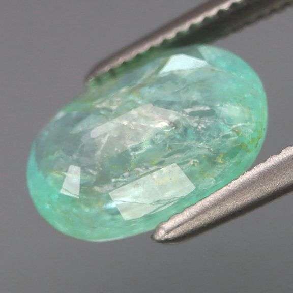 Vibrant mint green! REAL 1.84ct Nigerian Emerald!