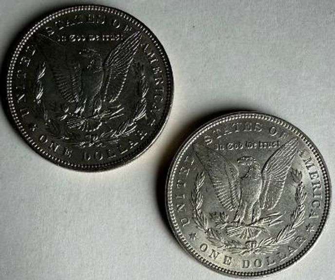 1887 &1897 Unc Morgan Dollars