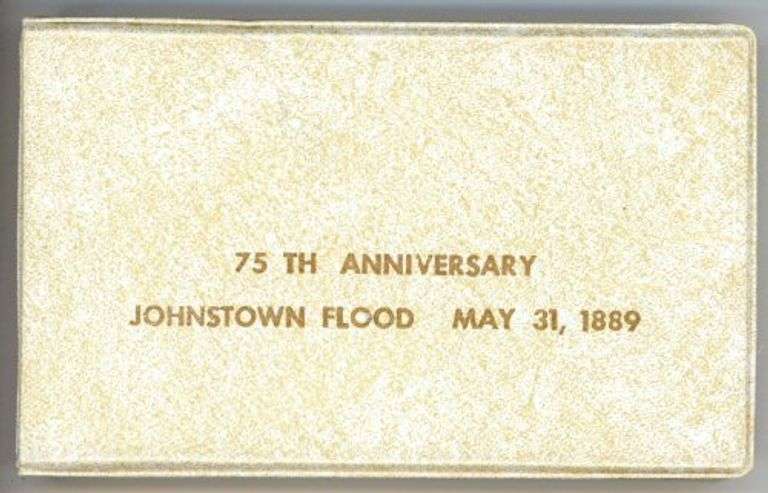 Special 75th Anniversary Johnstown Flood 2-piece set with silver