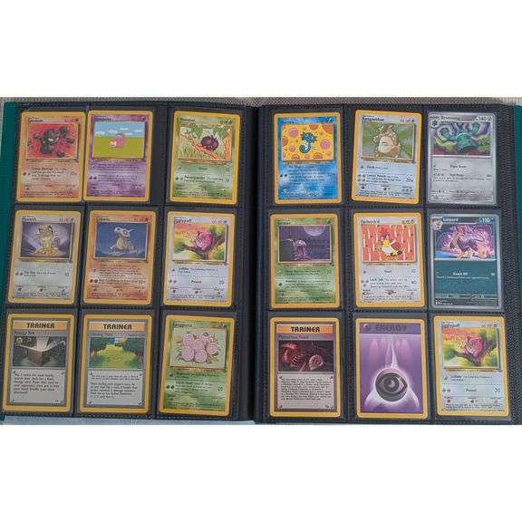 Vintage Pokémon Card Lot Binder WOTC Era + Modern Mix