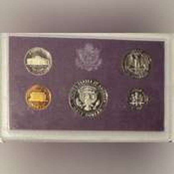 1984-1993 Complete Red Envelope US Proof Sets