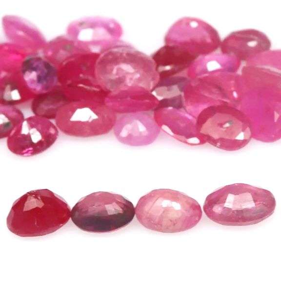 Real! Collectors 7.97ct pink Ruby set!