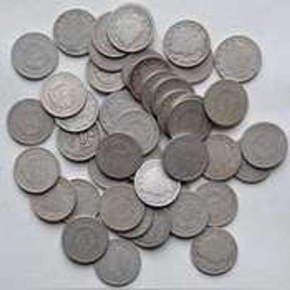 45 Full Rim V Nickels.