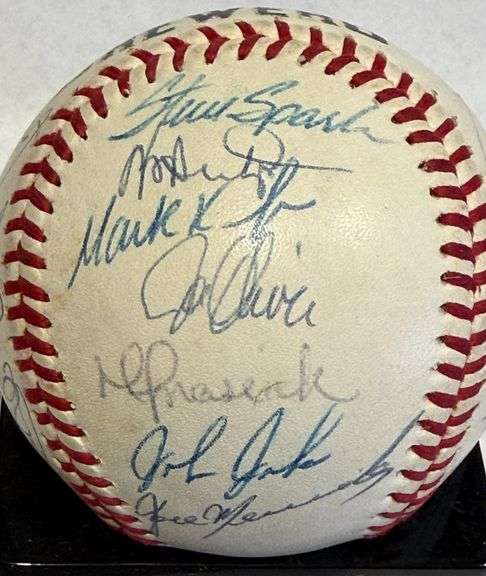 Very Nice 1982 Milwaukee Brewers Full Team ball signed