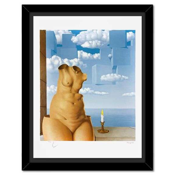 "La Folie des Grandeurs II (Megalomania)" by Rene Magritte 1898-1967 (After)