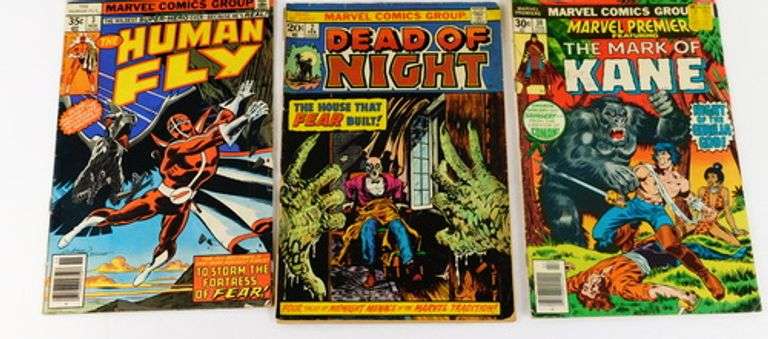 6 Marvel Comic Group Vintage Comic Books