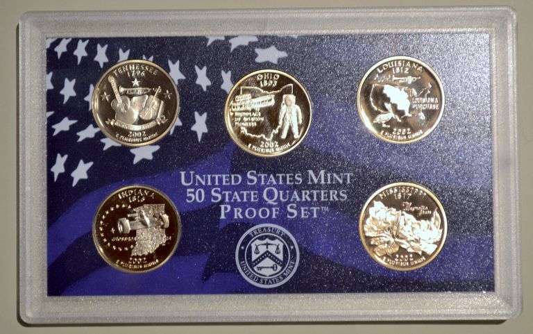 1999-2008 State Quarter Proof Sets Complete