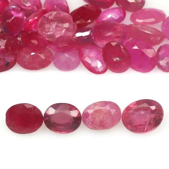Real! Collectors 7.97ct pink Ruby set!