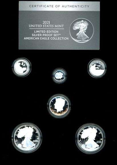 2021-S Silver Limited Edition 6-Piece Proof Set in Original Packaging