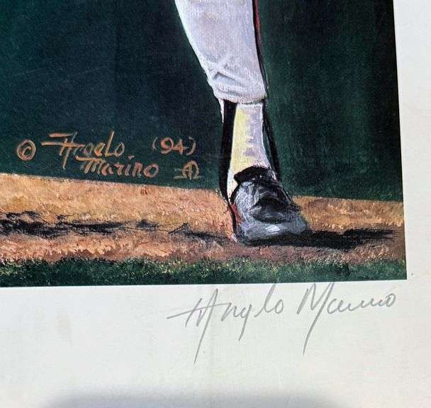 Cal Ripken Jr. Litho Print Signed / Numbered By Artist Angelo Marino