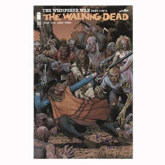 The Walking Dead #159 Signed by Arthur Adams