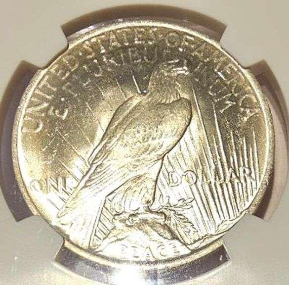 1923 MS 65 Peace Dollar NGC Holdered