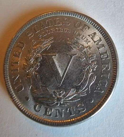 1897 Choice AU V Nickel