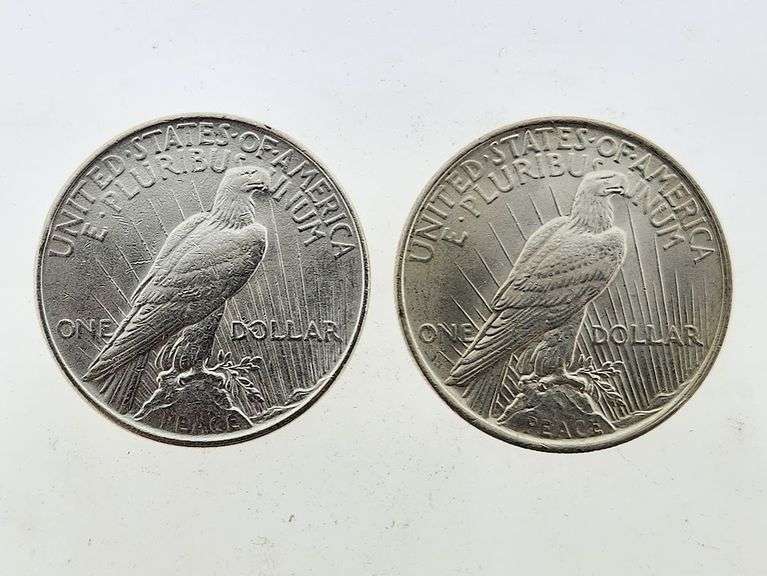 1922 & 1923 Silver Peace Dollars