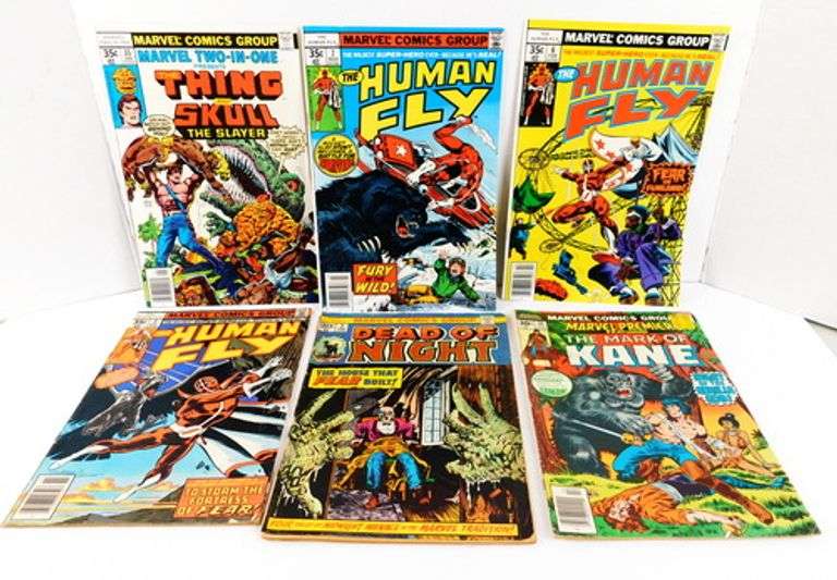 6 Marvel Comic Group Vintage Comic Books