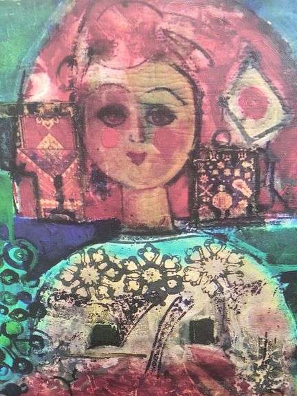 Nasser Ovissi, Rare 1970 Vintage Large Print on Foam Board