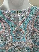 Stylish 100% Silk top with Paisley Design