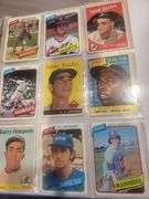 130, Huge Most Rare Vintage baseball Card Lot Collection In Pages Of Vintage Albums