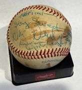 A.L Umpires from1970's signed Ball